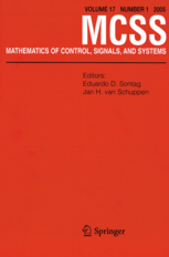 Mathematics of Control, Signals, and
Systems