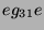 $ eg_{31}e$