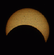 Foto: Partielle Sonnenfinsternis