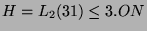 $ H = L_2(31)\index{Gruppe>$L_2(31)$} \leq 3.ON$