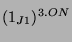 $ (1_{J1})^{3.ON}\rule{0cm}{2.5ex}$