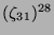 $ (\zeta_{31})^{28}$
