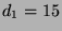 $ d_1=15$