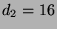 $ d_2=16$