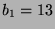 $ b_1=13$