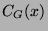 $ C_G(x)$