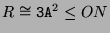 $ R \cong \texttt{3A}^2\leq ON$