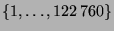 $ \{1,\dots,122\,760\}$