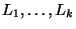 $ L_1,\dots,L_k$