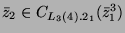 $ \bar{z}_2 \in
C_{L_3(4).2_1}(\bar{z}_1^3)$