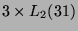 $ 3\times L_2(31)$