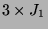 $ 3\times J_1$