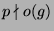 $ p\nmid o(g)$