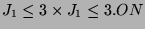 $ J_1\leq 3\times J_1\leq
3.ON$