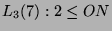 $ L_3(7):2\index{Gruppe>$L_3(7):2$} \leq ON$