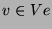 $ v\in Ve$