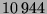 $ 10\,944$