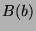 $ B(b)$