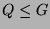 $ Q\leq G$