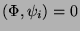 $ (\Phi,\psi_i) = 0$