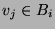 $ v_j\in
B_i$