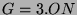 $ G=3.ON$