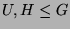 $ U,H\leq G$