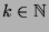 $ k\in{\protect
\mathbb{N}}$
