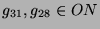 $ g_{31}, g_{28}\in
ON$