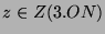 $ z\in Z(3.ON)$