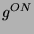 $ g^{ON}$
