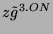 $ z\tilde{g}^{3.ON}$