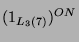 $ (1_{L_3(7)})^{ON}\rule{0cm}{2.5ex}$