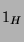 $ 1_H\rule{0em}{2.5ex}$