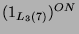 $ (1_{L_3(7)})^{ON}$