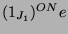 $ (1_{J_1})^{ON}e$