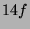$ 14f$