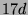 $ 17d$