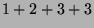 $ 1+2+3+3$