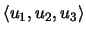 $\langle u_1,u_2,u_3 \rangle$