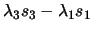 % latex2html id marker 406
$\displaystyle \lambda_3 s_3 - \lambda_1 s_1$