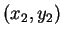 $ \mbox{$(x_2,y_2)$}$