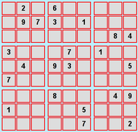 Sudoku puzzle